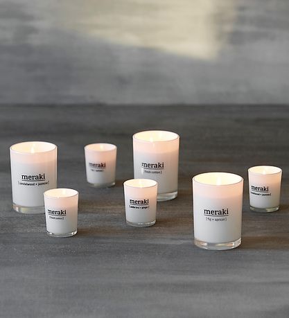 Meraki Duftkerzen - 60 g - Sandelholz & Jasmin