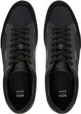 BOSS - Nitan - Sneakers - Zwart - Nylon/Suède/Imitatieleer
