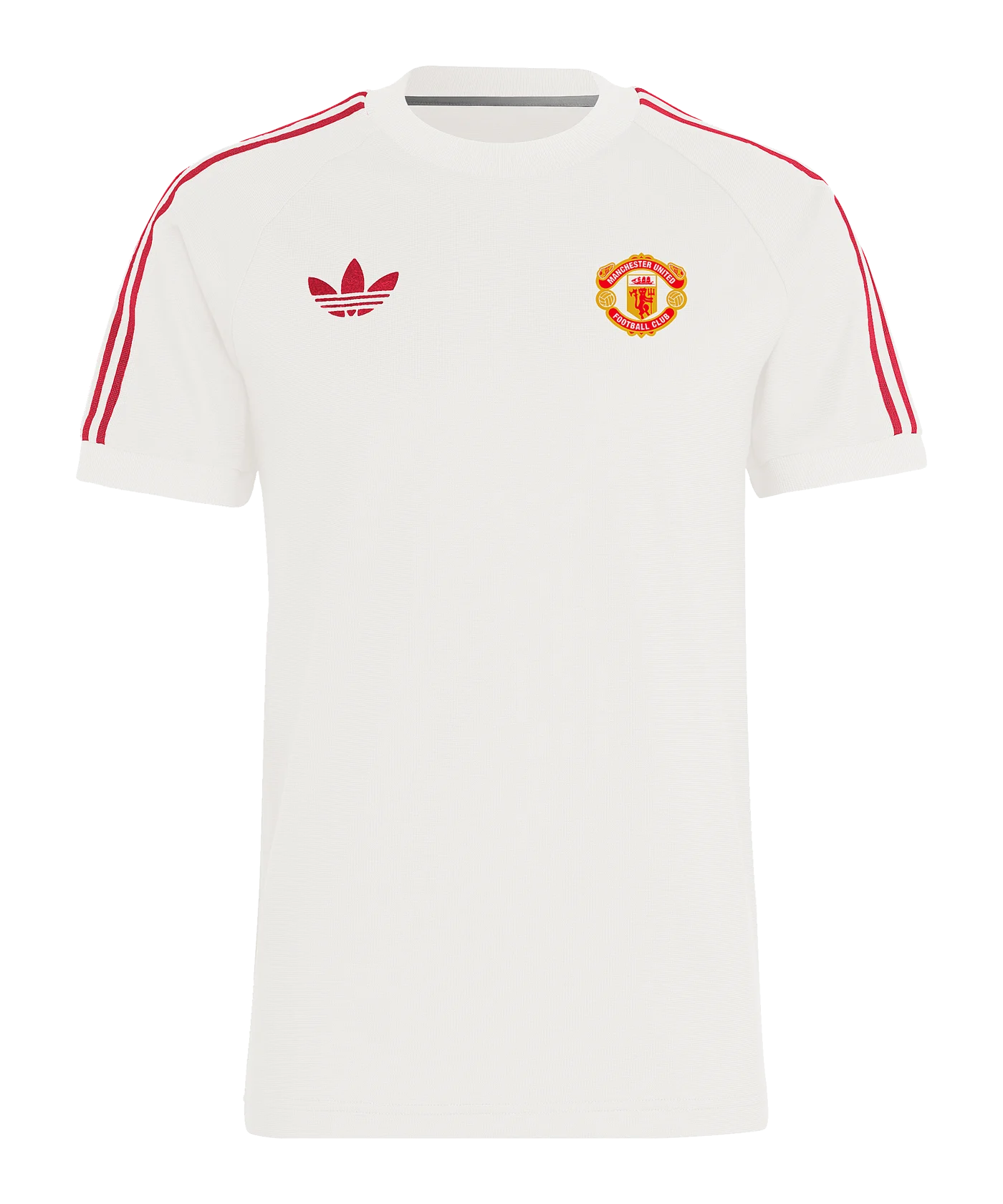 adidas Originals Manchester United 3S T-Shirt Weiss