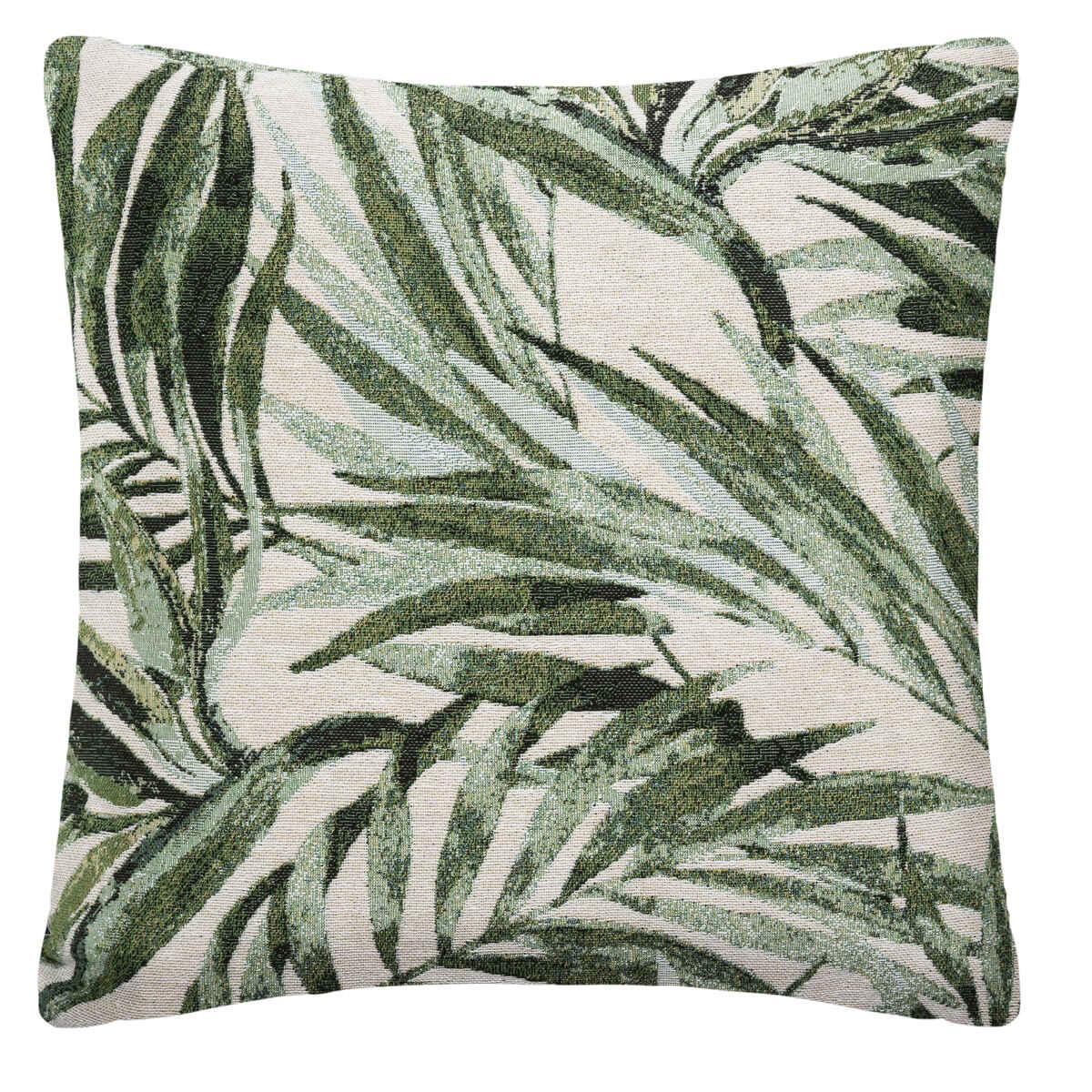 HOUSSE COUSSIN JACQUARD TROPIQUE 40X40CM