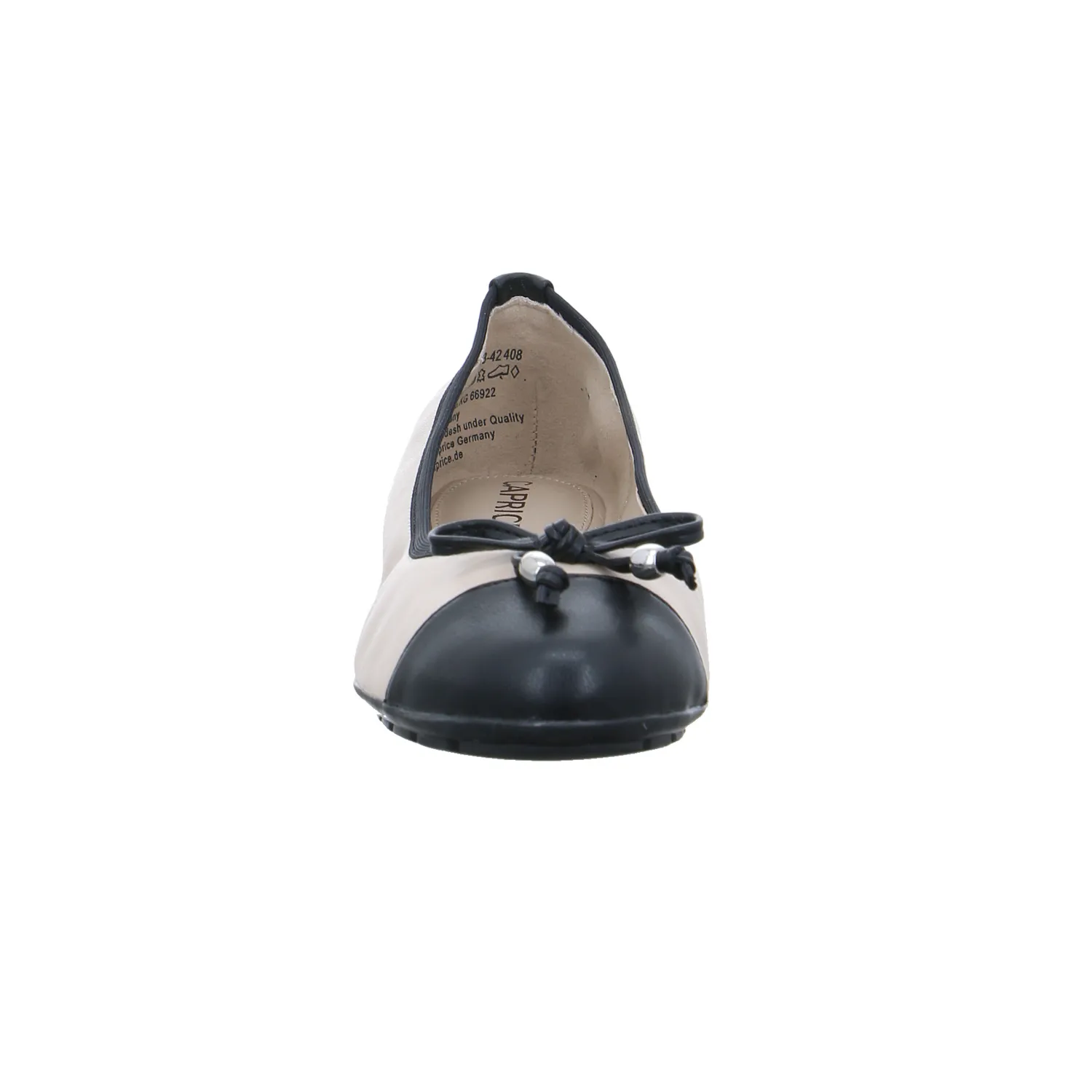 CAPRICE Ballerina Beige Leder  