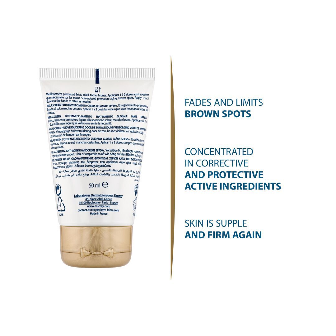 Ducray Melascreen Fotoprotector Creme Mãos FPS50+ 50ml - 50ml