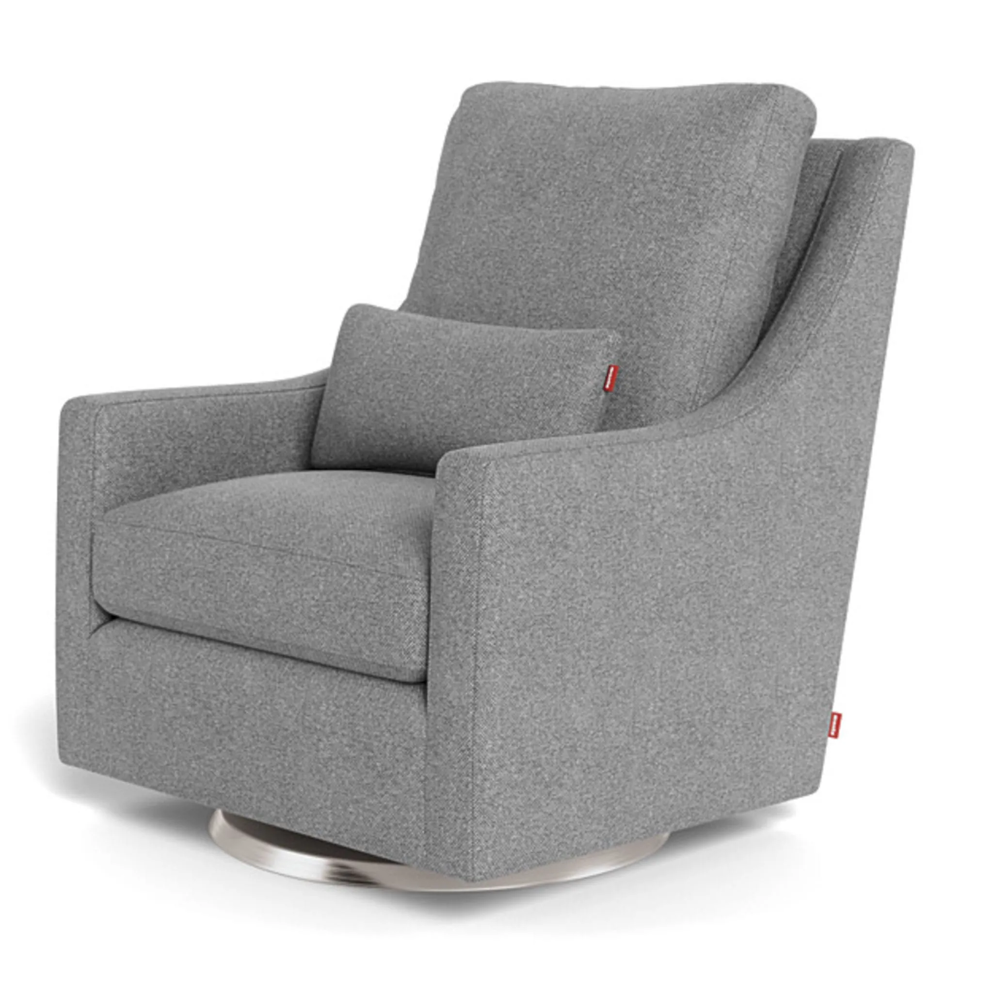 Monte Fauteuil Berçant et Pivotant Vera - Pepper Gris  Argent