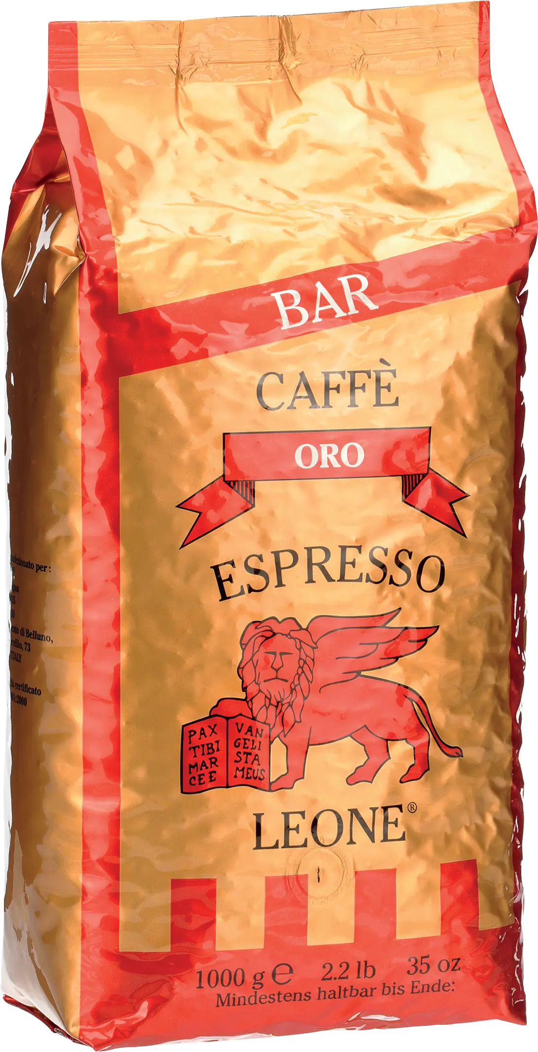 Caffe Leone Oro espressobonen voor koffievolautomaat 1 kg 00461643