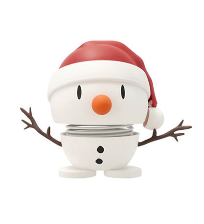 Hoptimist Soft Santa Snowman - 7,5 cm - Weiß
