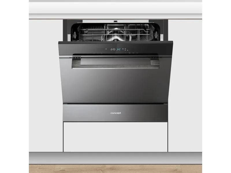 Concept MNV7760DS - Opvaskemaskine - Sort