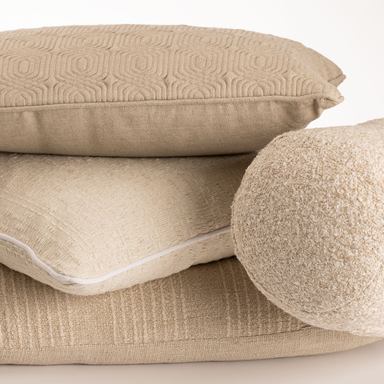 Sierkussen Big bolster melange natural