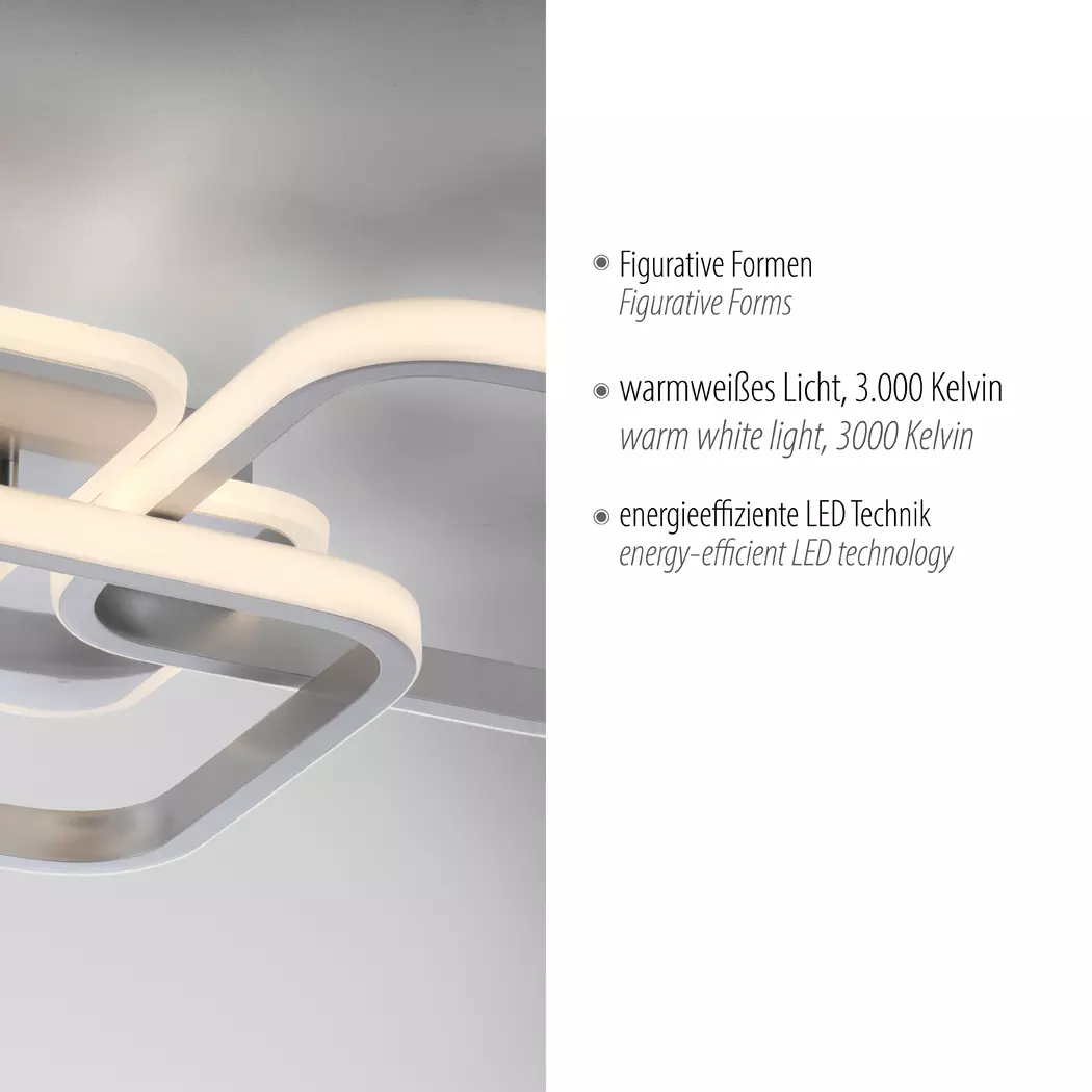 LED-Deckenleuchte Sevent