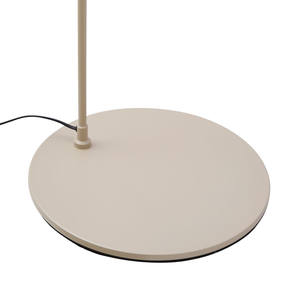 Retro vloerlamp beige met witte binnenkant - Triangolo