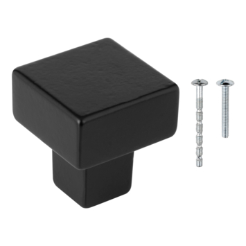 Knop Almar zwart 31mm