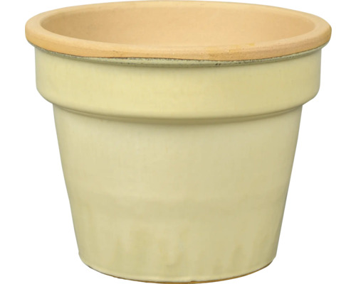Bloempot Lafiora Ø 34 cm H 26,5 cm crème