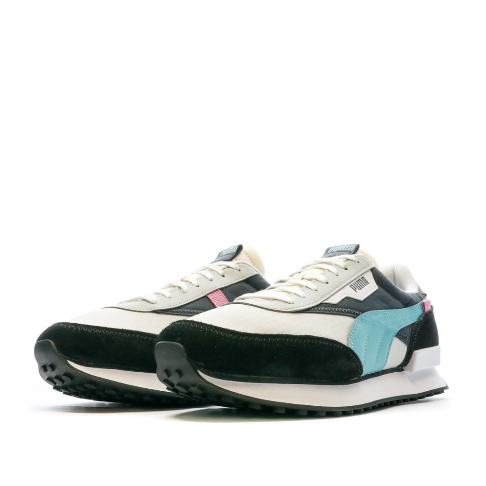 Puma Baskets Noir/Bleu Garçon Puma Future Rider Play On