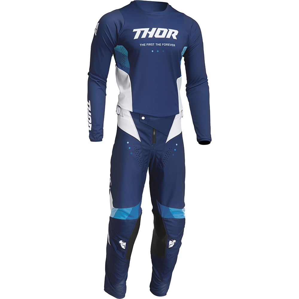 Thor Motocross - Maillot Pulse React Navy / Blanc