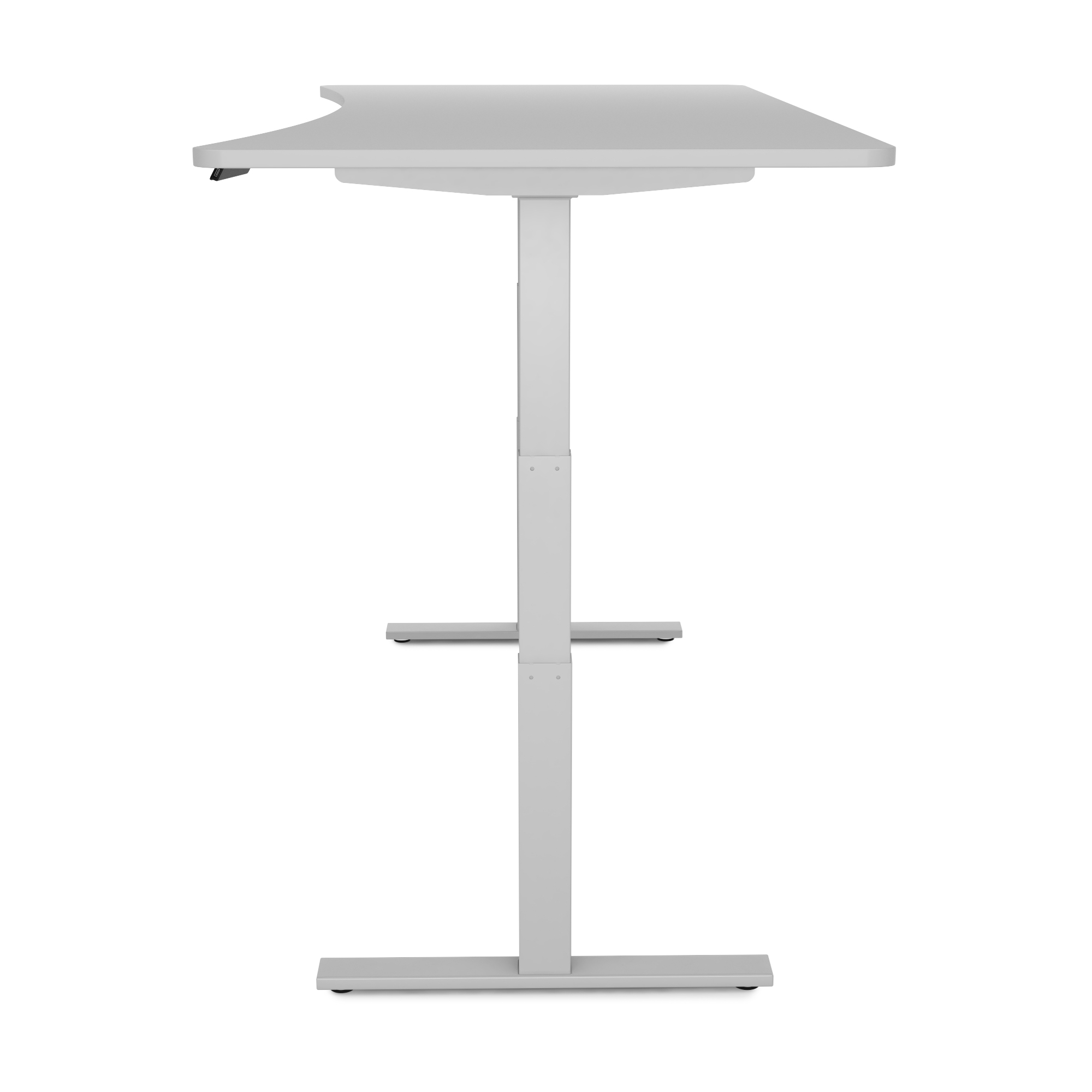 Stehpult elektrisch PREMIUM grau 200 x 92 cm
