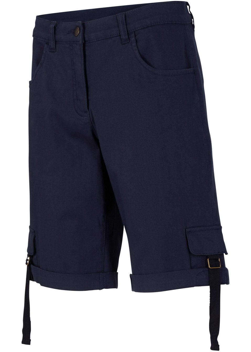 Short cargo en twill avec taille confort