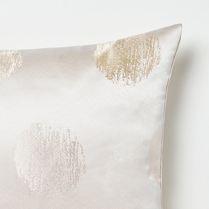 Coussin GoodHome Kolla naturel 45 x 45 cm