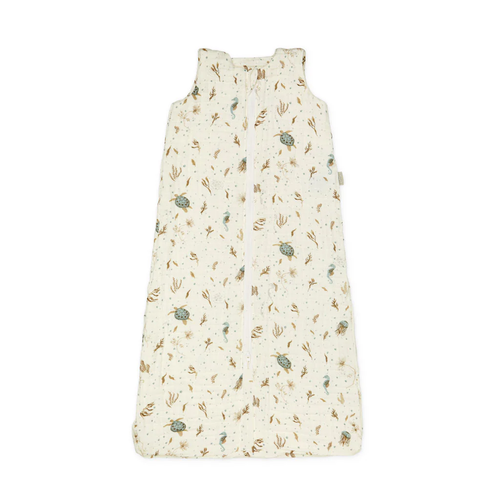Muslin Sovepose 0-6 Måneder - GOTS - Sea Garden