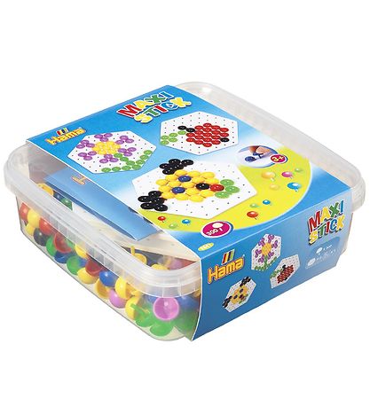 Hama Maxi Stecknadeln Set - 300 st. - Mehrfarbig
