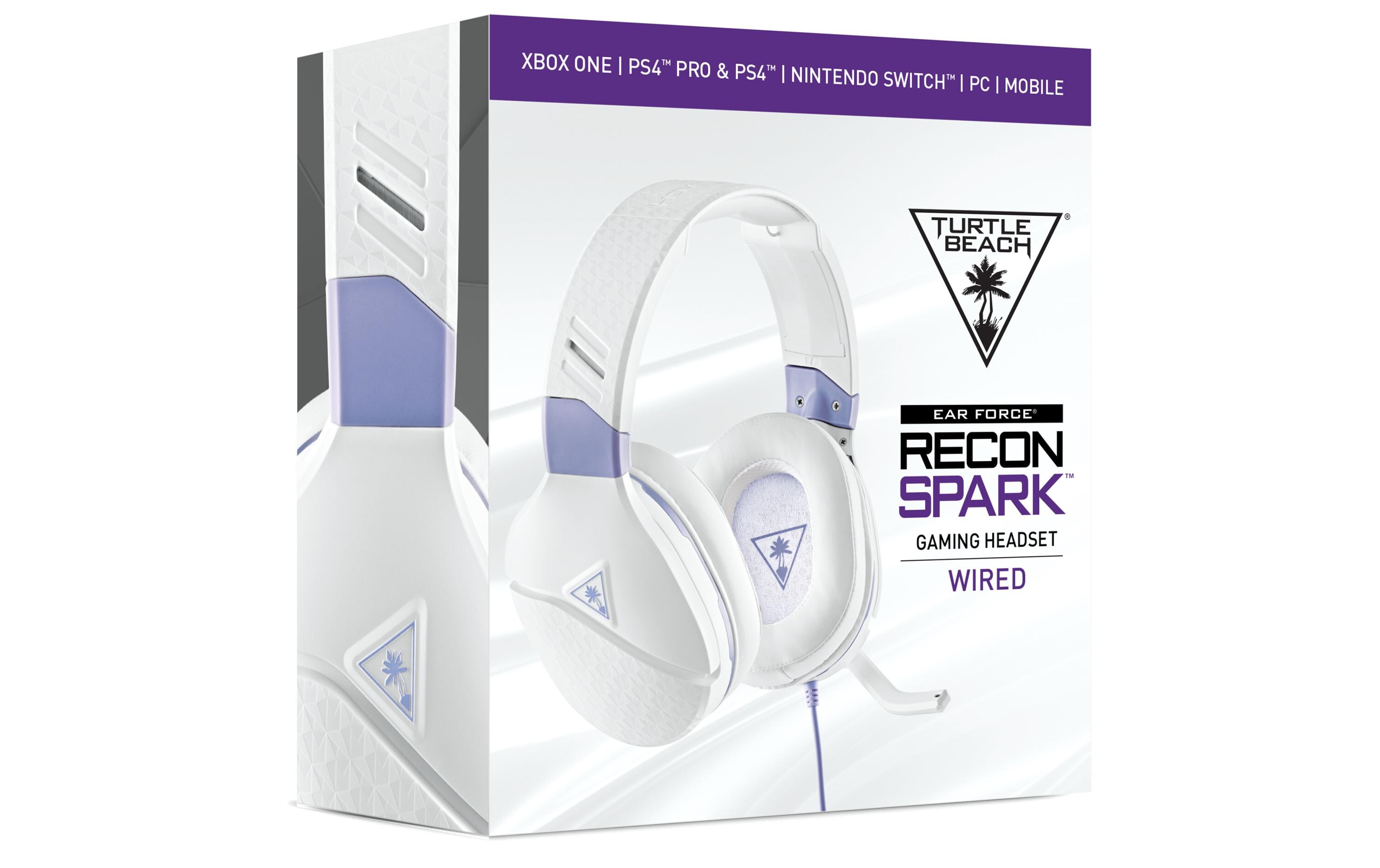 Headset Recon Spark Lila/WeissKabelgebundenes Gaming-Headset