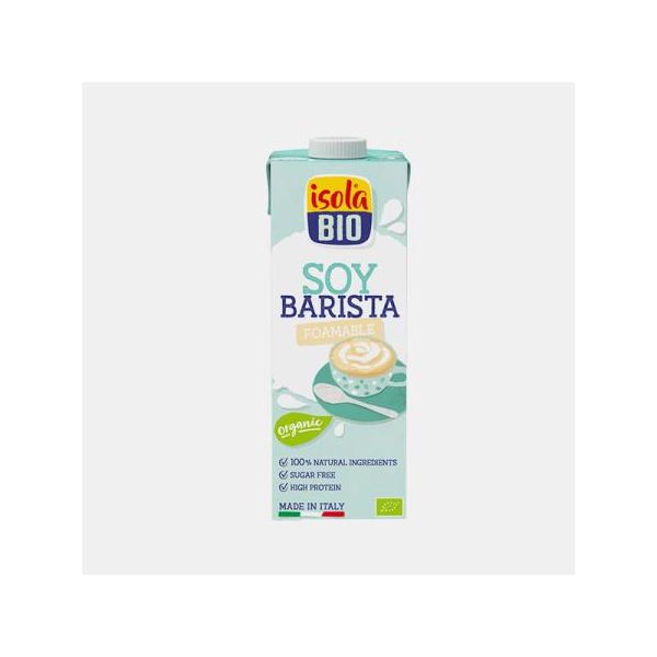 Isola Bebida de Soja Barista S/ Açúcar Bio 1L