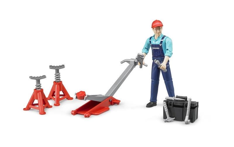 Bruder® Spielfahrzeug-Erweiterung »Figurenset Werkstatt«