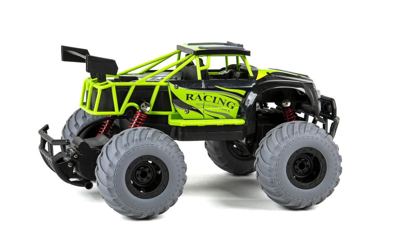 Monster Truck Hot Racing Grün, 1:14Akku-Betriebenes RC Off-Road Auto für Kinder ab 6 Jahren