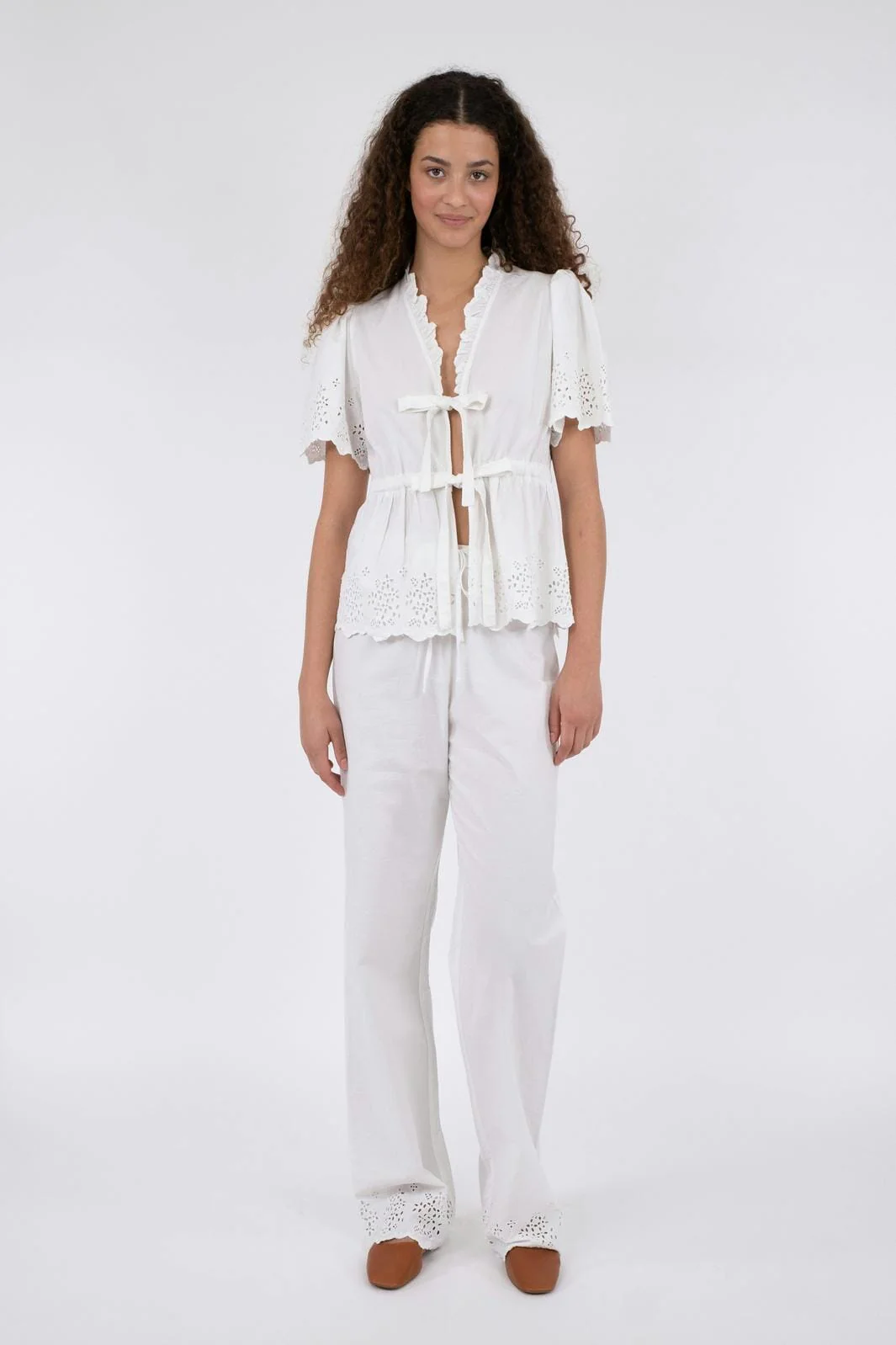 Neo Noir William Embroidery Pants