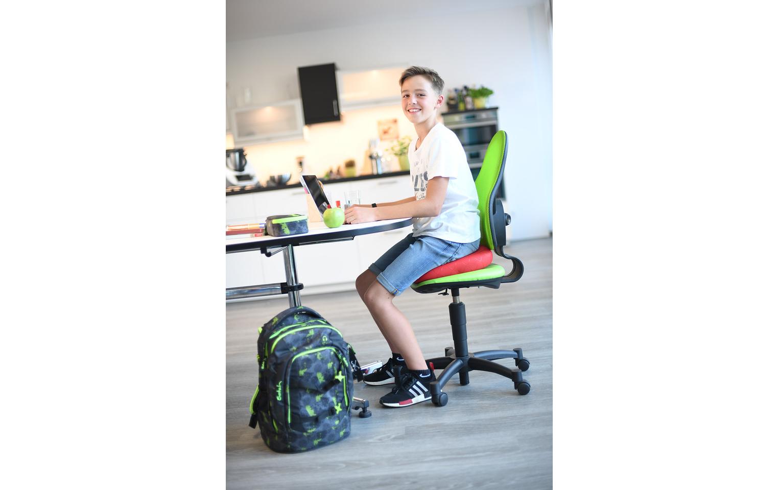Sitzkissen Sitfit Plus azur-blau Ø 37 cm, 1 StückKombination aus Sitzkeil und Luftkissen