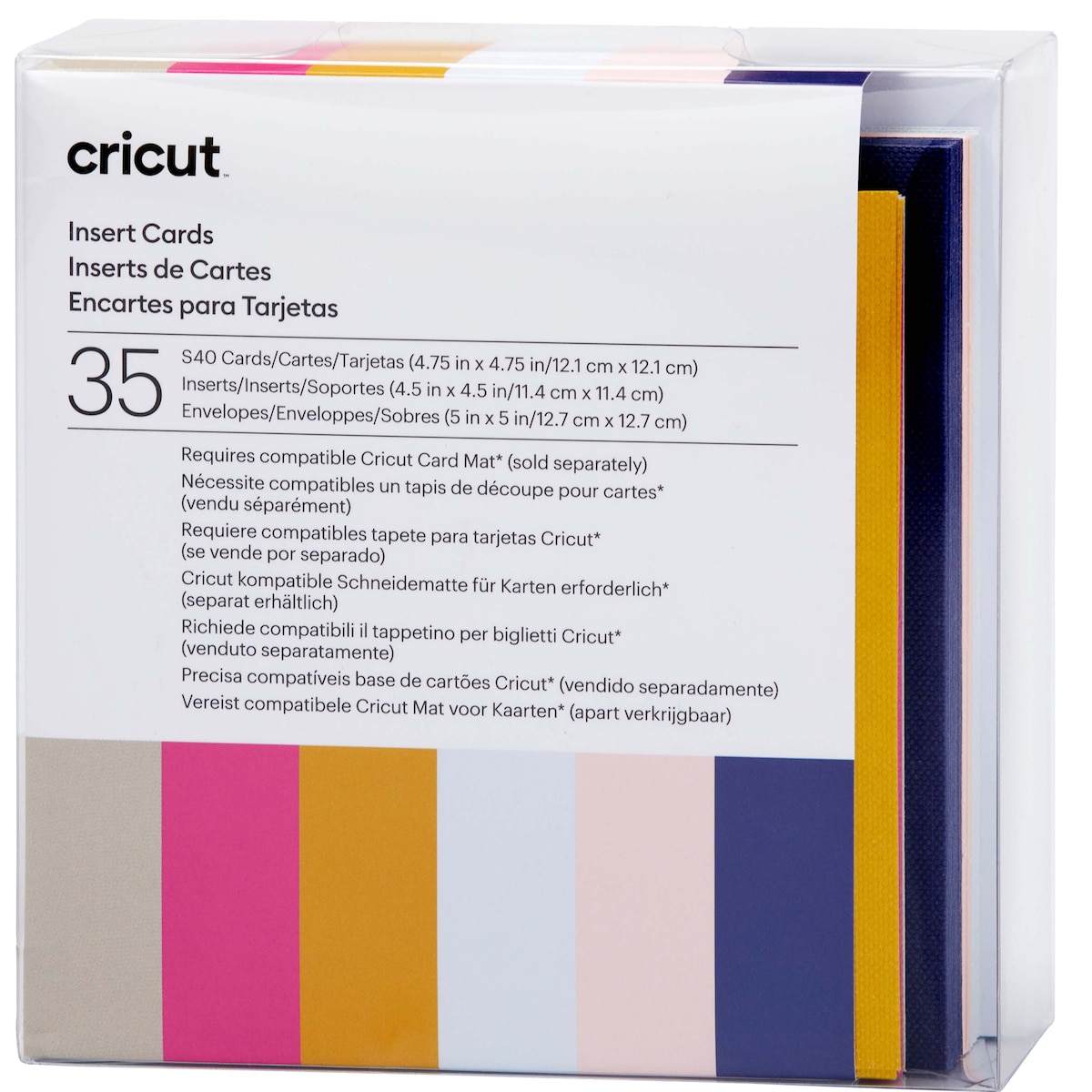 Cricut innleggskort 35-pakk (Sensei)