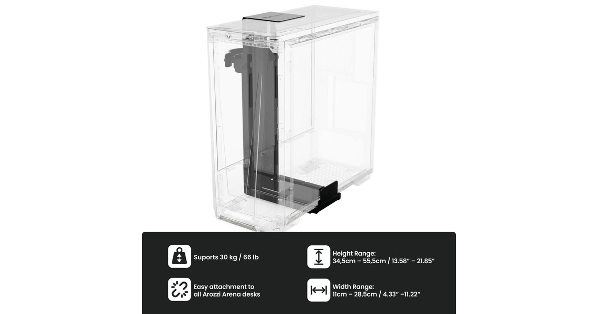 ArozziArena PC Mount - Black bevestiging  (Zwart)
