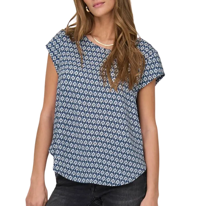 Only Vic S/S AOP Top Dames