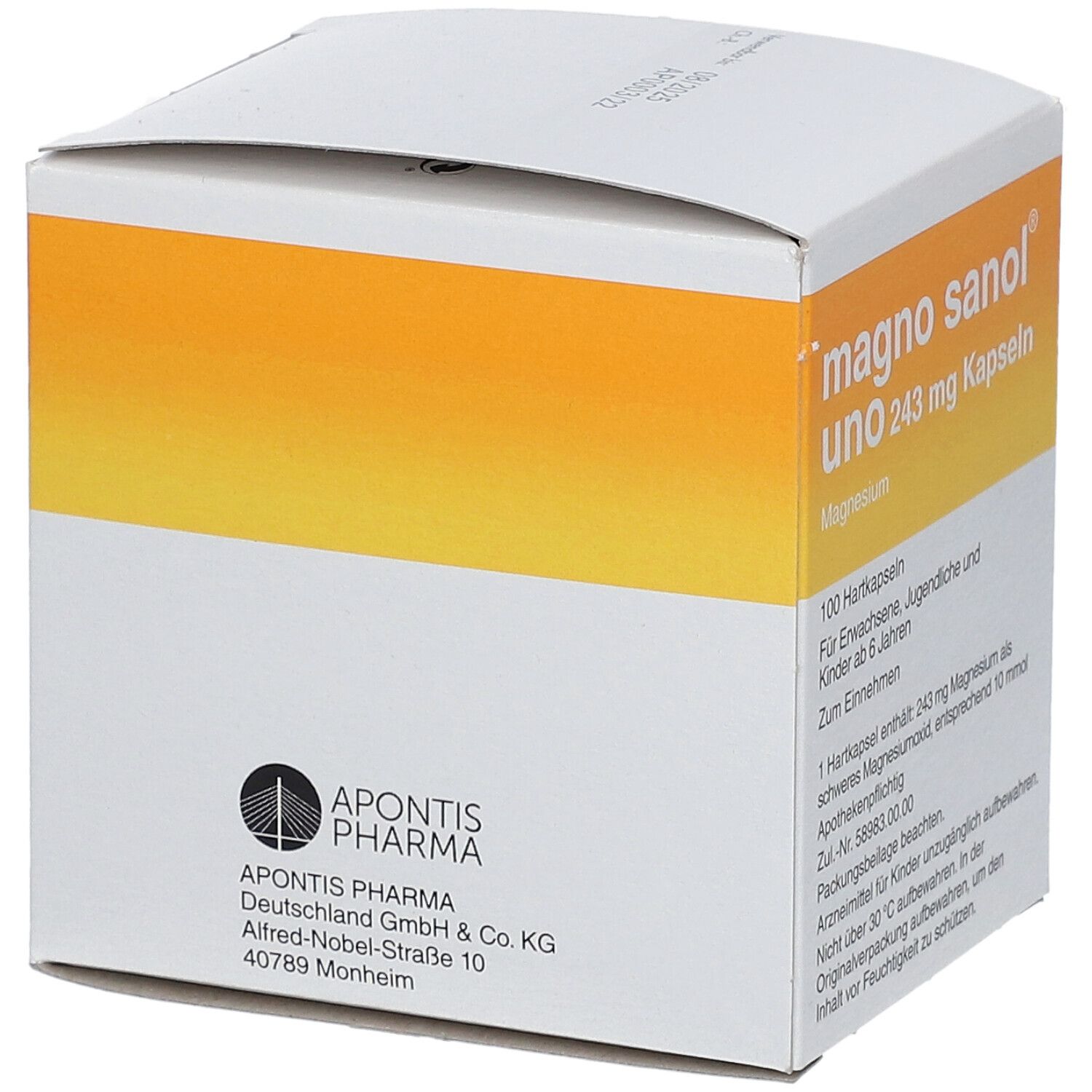 magno sanol® uno 243 mg Kapseln