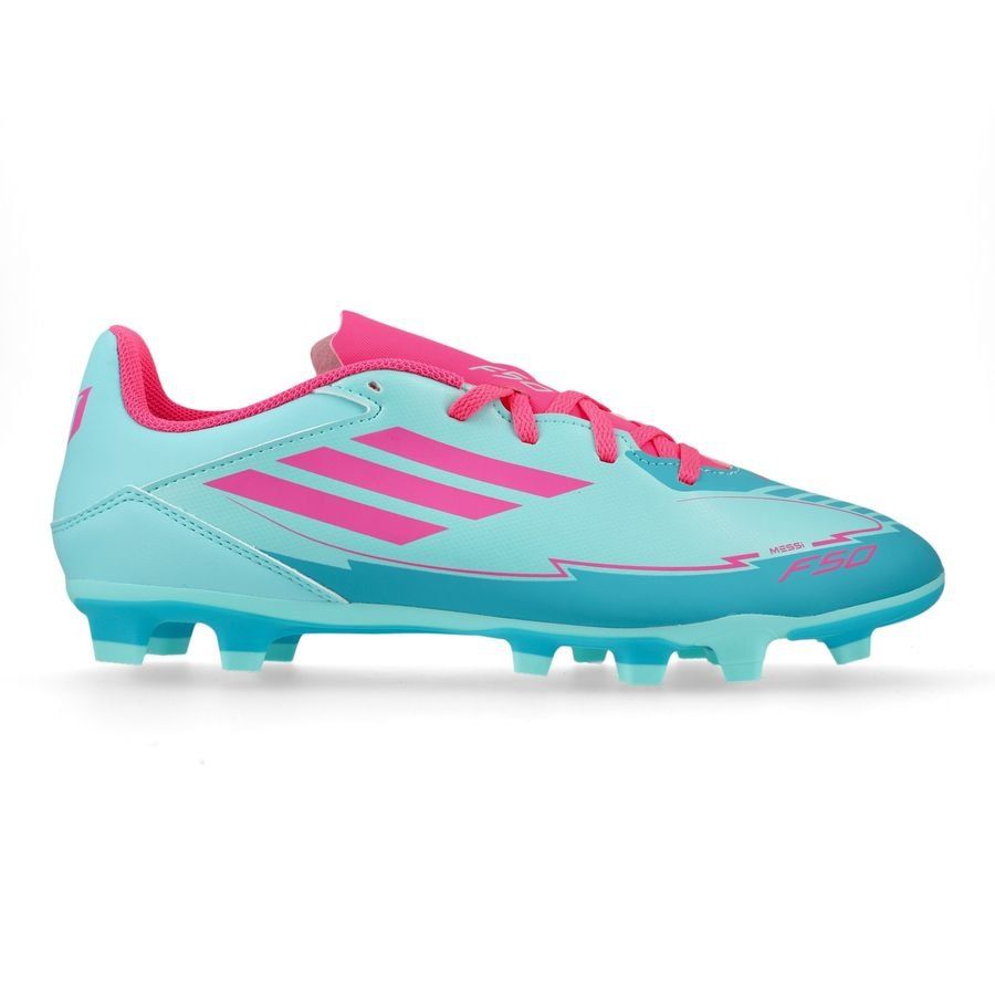 adidas F50 Messi Club FxG La Vida Tropical - Flash Aqua/Lucid Pink/Lucid Cyan