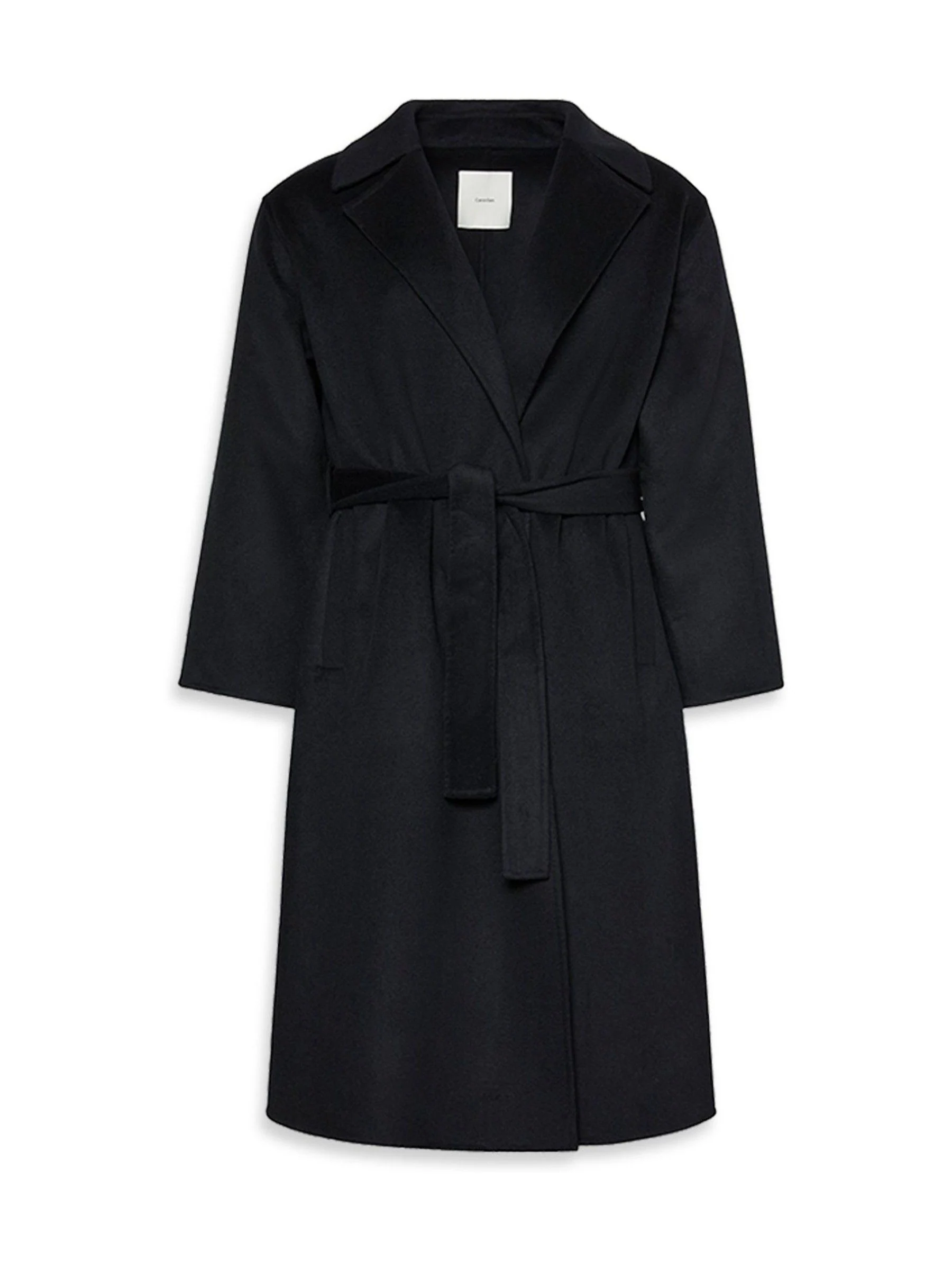 Calvin Klein Belted Wool Trench Coat