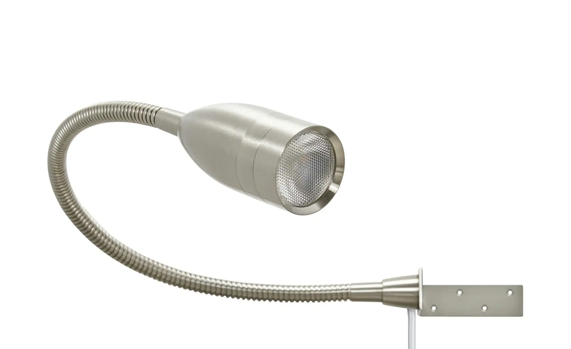 Fischer-Honsel LED-Bettleuchte, 1-flammig, Nickel matt