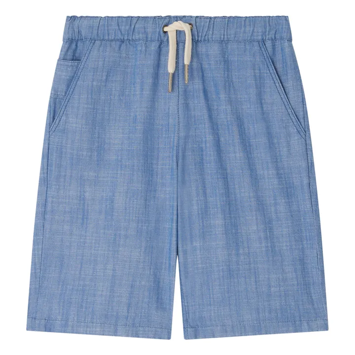 Bonpoint Short Conway Chambray | Bleu jean