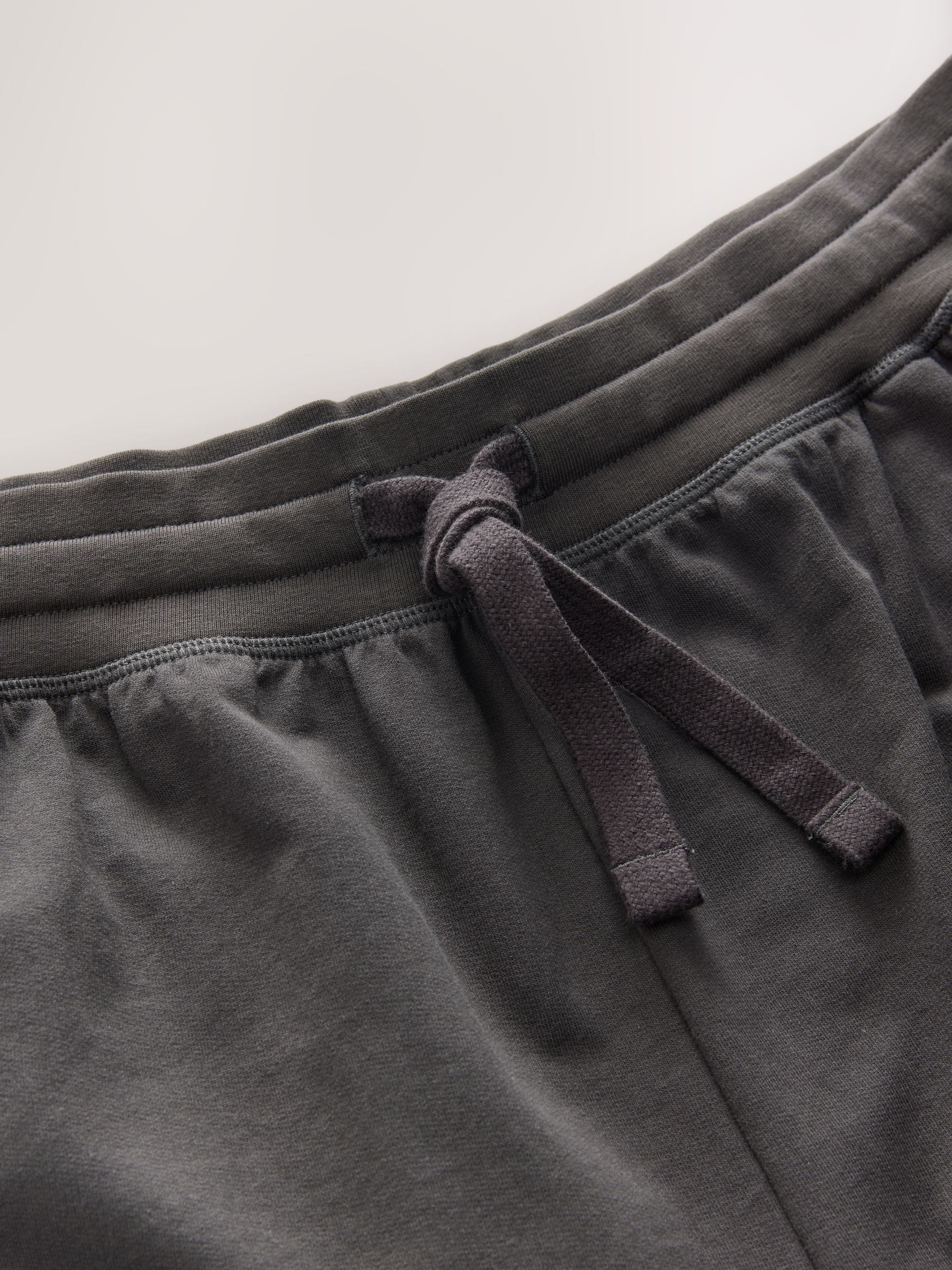 Leisteen grijs - Met boorden - Dunne joggingbroek