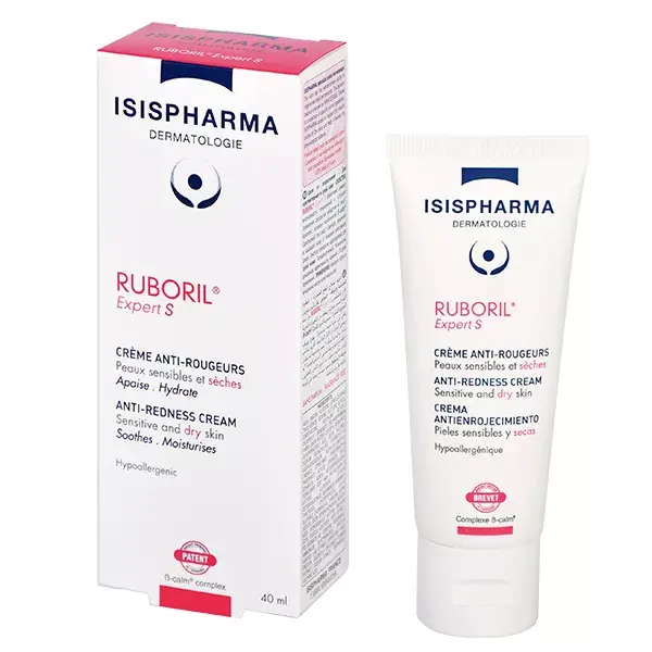 Isispharma Ruboril Expert S Gel Creme Anti-Vermelhidão para Pele Seca 40ml