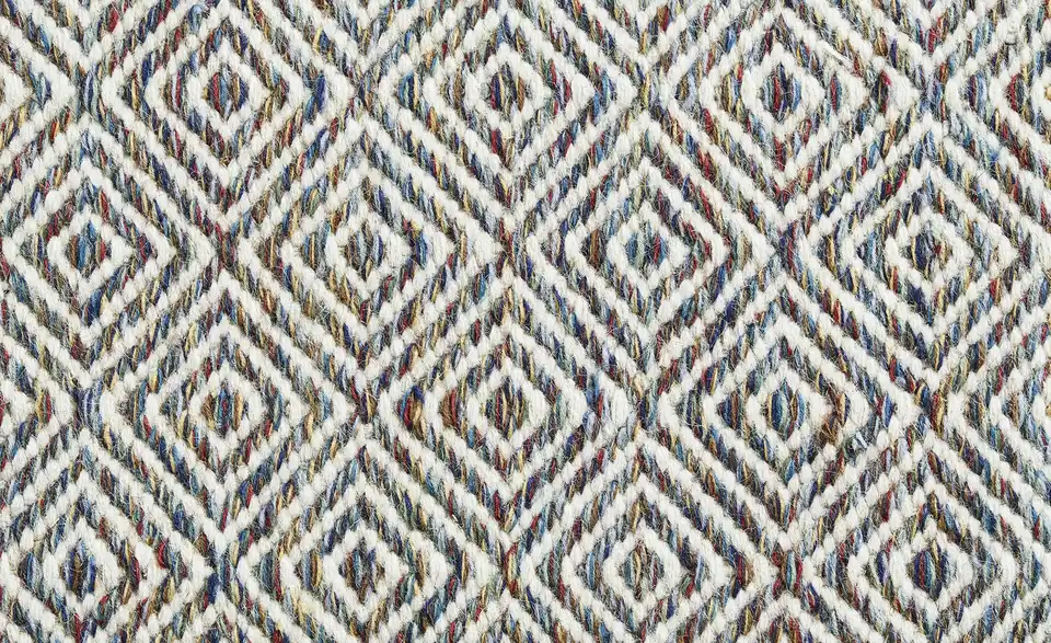 Naturteppich 80x150 cm rechteckig Beige, mehrfarbig