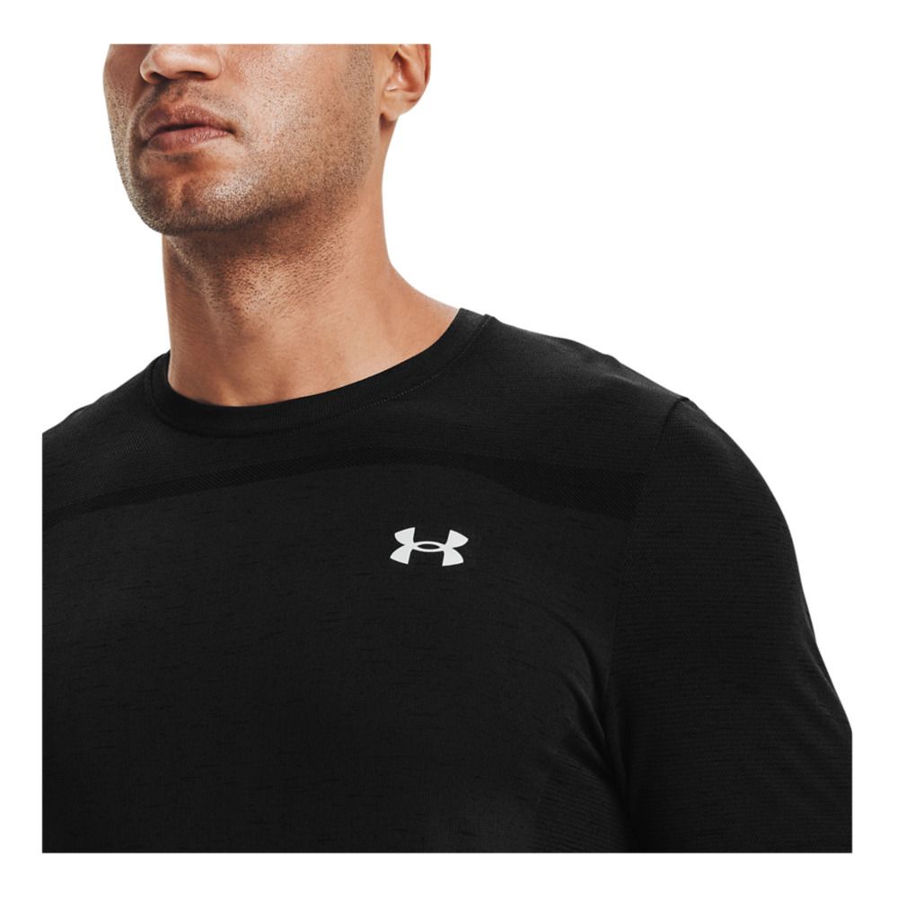 Under Armour SEAMLESS - Maillot Homme noir