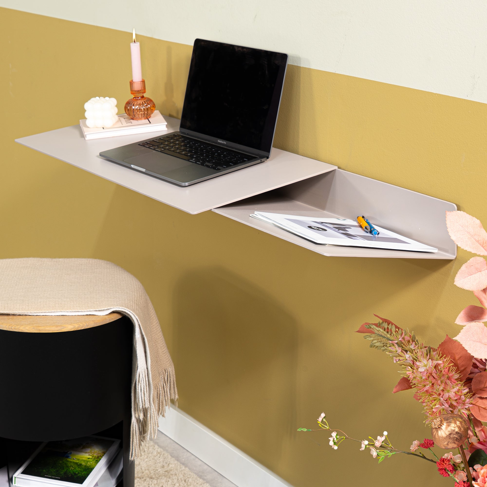 Spinder Design bureau Drift - Silky Taupe