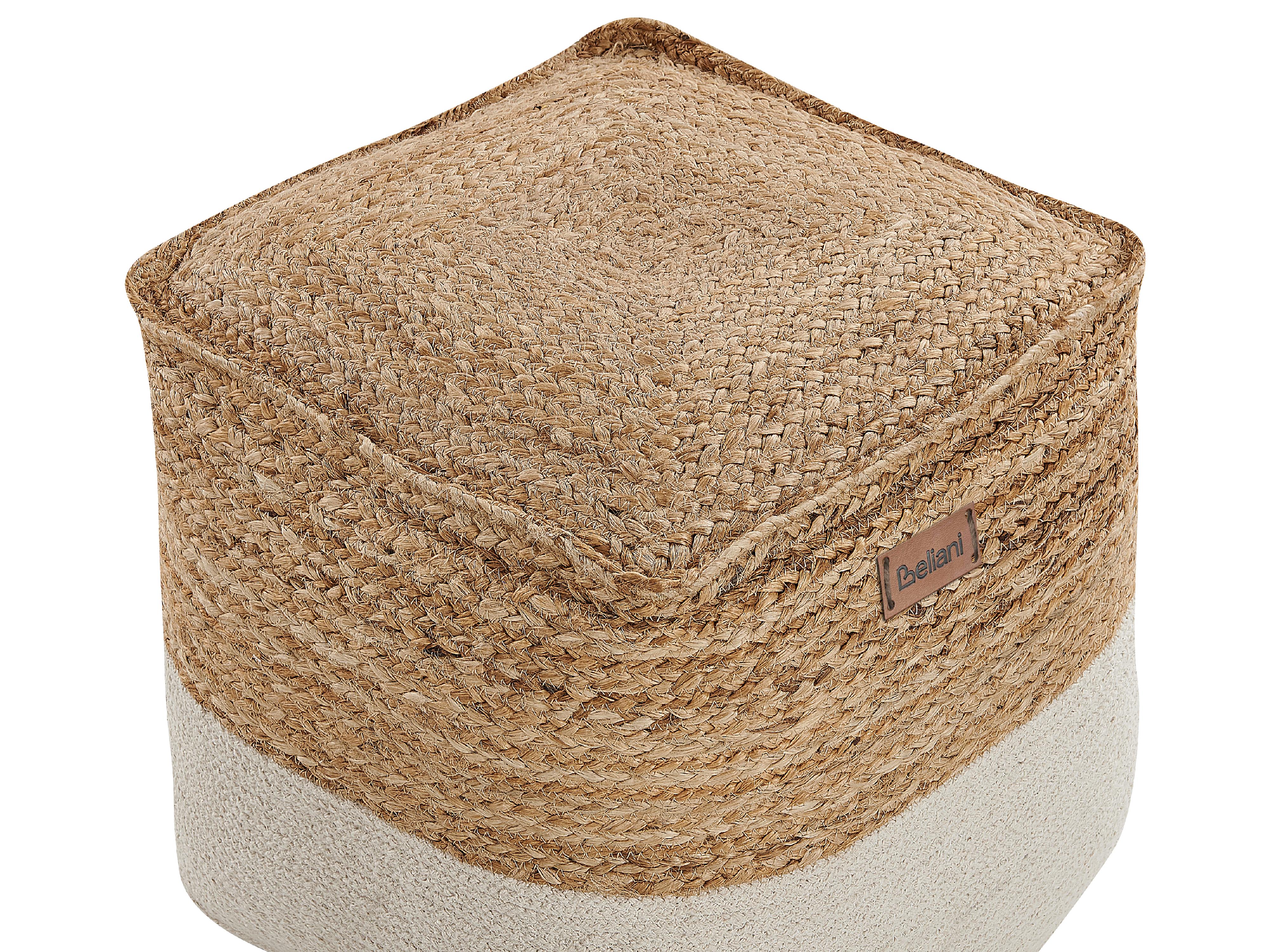 Poef KIRAMA Jute Beige