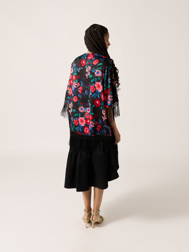 Kimono détail franges