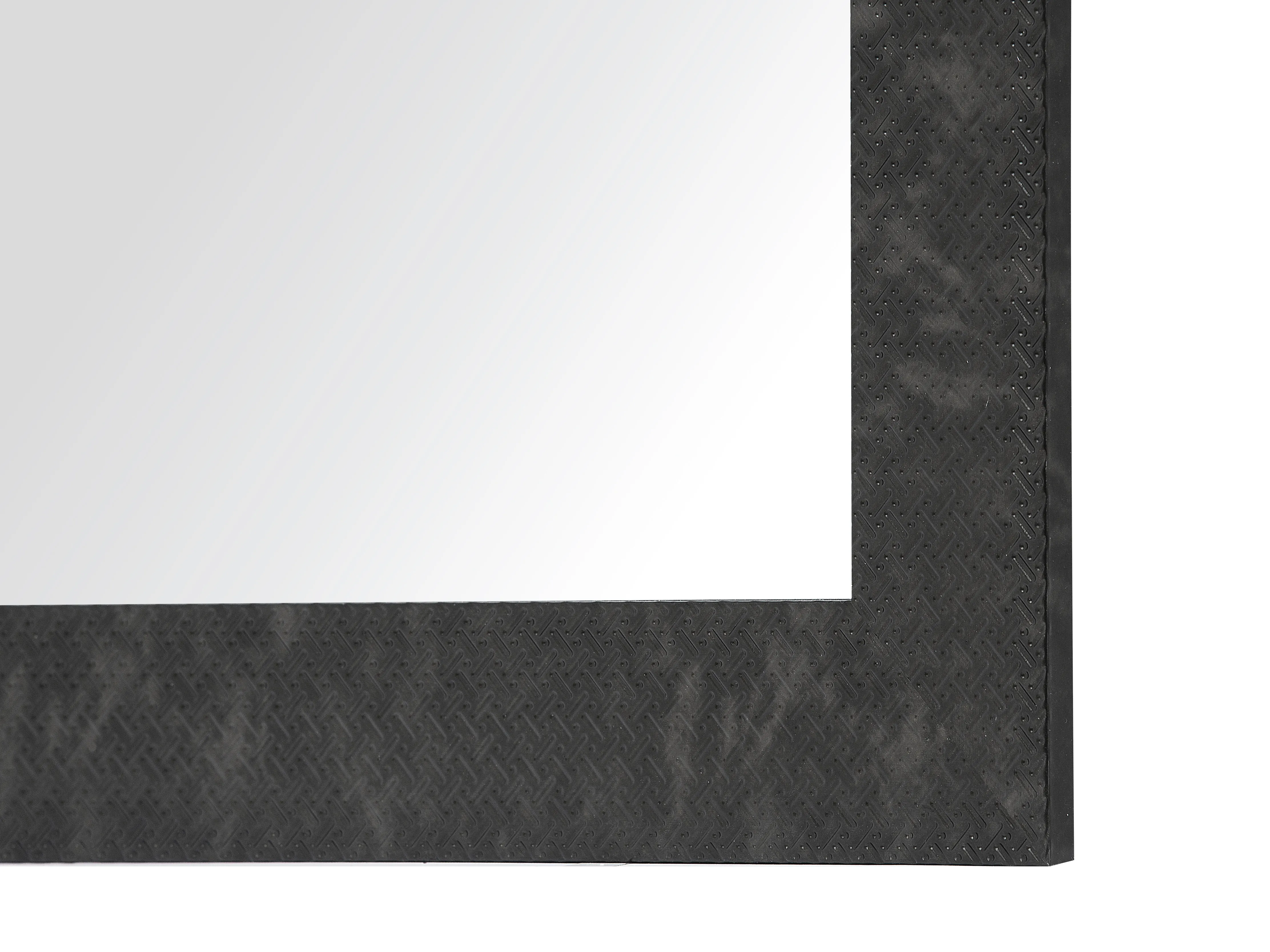 Wandspiegel PLAISIR 50 cm 130 cm Zwart