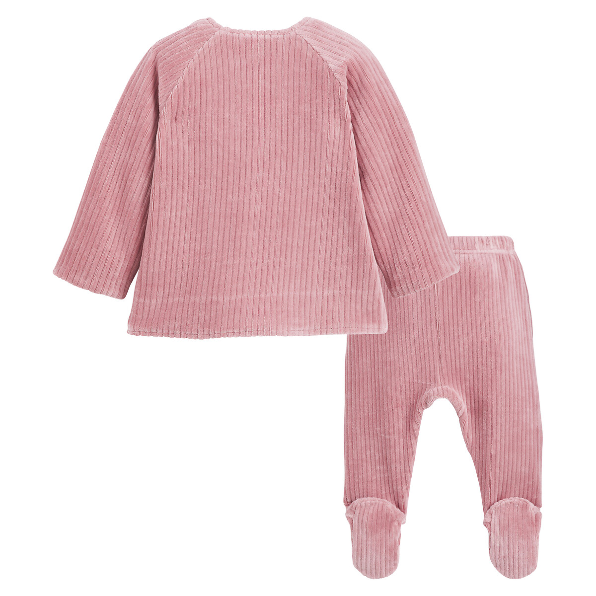 COLEÇÕES LA REDOUTE<br>Conjunto de 2 peças em fluweel