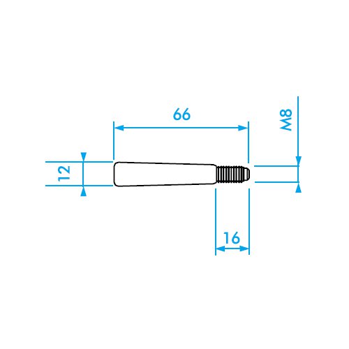 Prolyte truss pin X30 serie (M8)