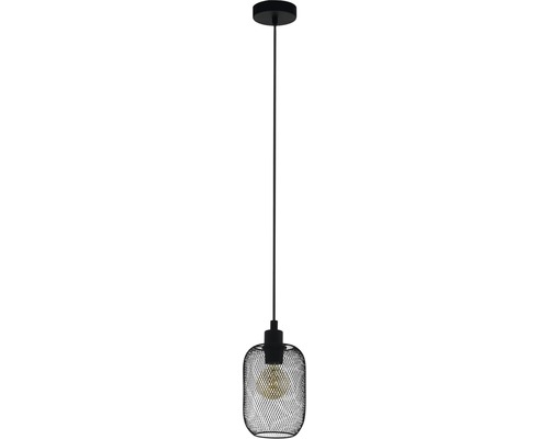 Hanglamp, 1-lichts, HxØ 110x15 cm, zwart