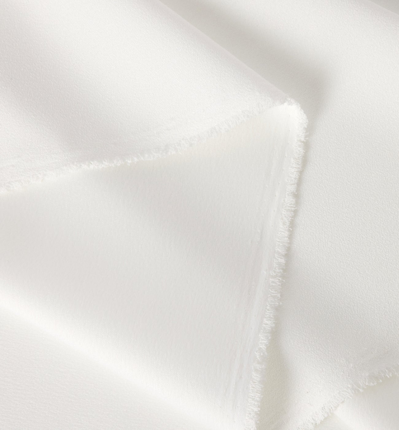 Coupon de 3 m crêpe de satin - Ecru