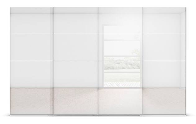 Kledingkast Finca Glans Glas