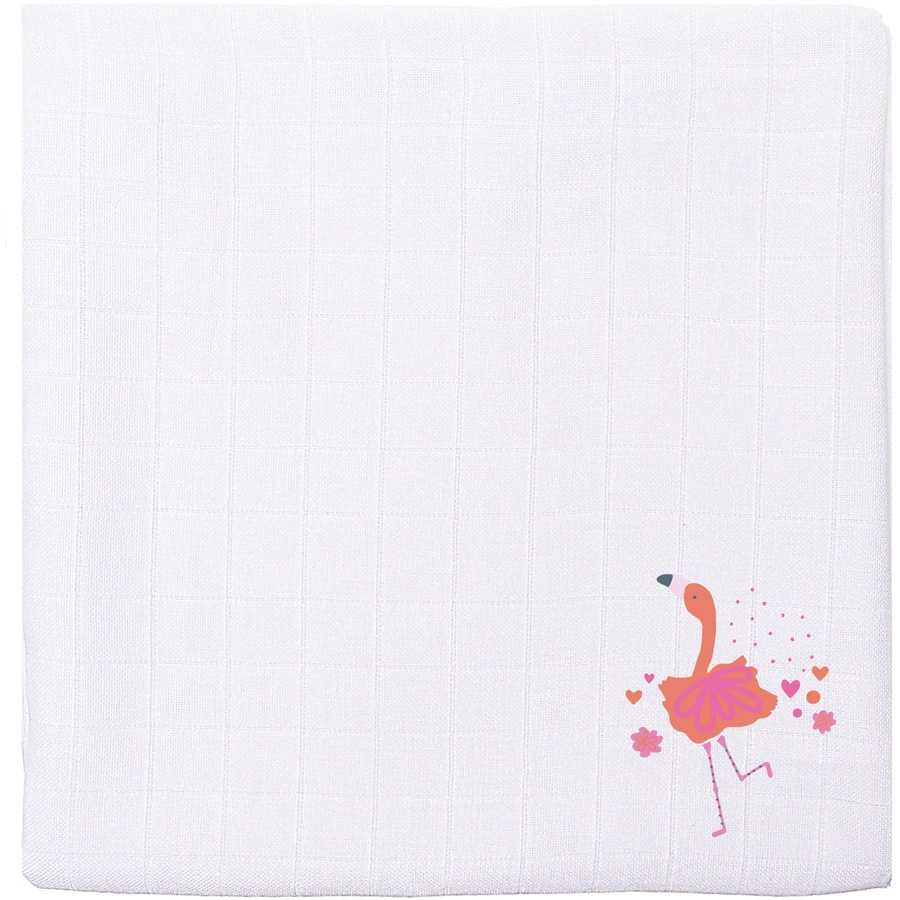 Liliput Mulltuch 2er Set Flamingo mehrfarbig